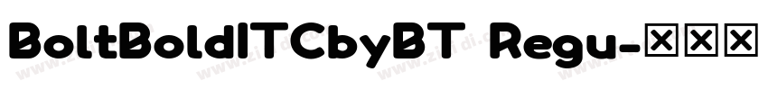 BoltBoldITCbyBT Regu字体转换